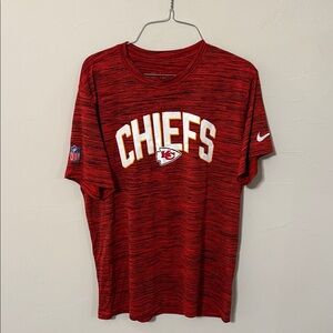 Nike Red Kansas City Chiefs Sideline Velocity Performance T-Shirt